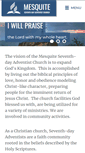 Mobile Screenshot of mesquite22.adventistchurchconnect.org