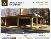 Tablet Screenshot of annapolis22.adventistchurchconnect.org