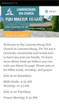 Mobile Screenshot of lawrenceburgtn22.adventistchurchconnect.org