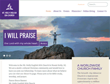 Tablet Screenshot of mthollyenglish22.adventistchurchconnect.org