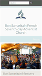 Mobile Screenshot of bonsamaritainfrench22.adventistchurchconnect.org