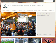 Tablet Screenshot of bonsamaritainfrench22.adventistchurchconnect.org