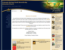 Tablet Screenshot of coloradospringssouth22.adventistchurchconnect.org