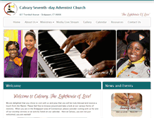 Tablet Screenshot of calvary22.adventistchurchconnect.org