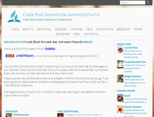 Tablet Screenshot of castlerock22.adventistchurchconnect.org