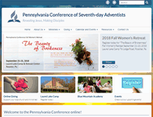 Tablet Screenshot of pennsylvania.adventistchurchconnect.org