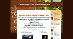 Desktop Screenshot of friscoelfarospanish22.adventistchurchconnect.org