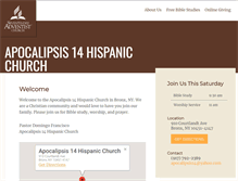 Tablet Screenshot of apocalipsis14hispanic22.adventistchurchconnect.org