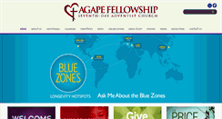 Desktop Screenshot of agapefellowship22.adventistchurchconnect.org