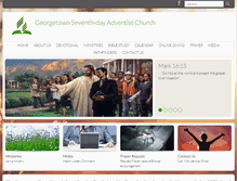 Tablet Screenshot of georgetown23.adventistchurchconnect.org