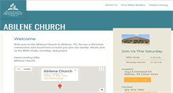 Desktop Screenshot of abilene22.adventistchurchconnect.org