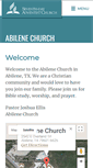 Mobile Screenshot of abilene22.adventistchurchconnect.org