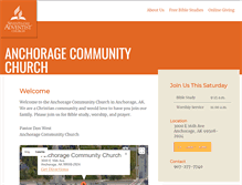 Tablet Screenshot of anchoragecommunity22.adventistchurchconnect.org