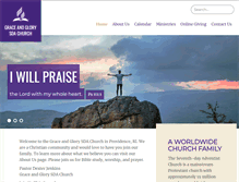 Tablet Screenshot of graceandglory22.adventistchurchconnect.org