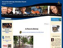 Tablet Screenshot of cocoa22.adventistchurchconnect.org