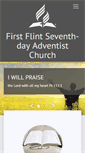 Mobile Screenshot of firstflint22.adventistchurchconnect.org