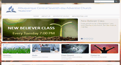 Desktop Screenshot of albuquerquecentral22.adventistchurchconnect.org