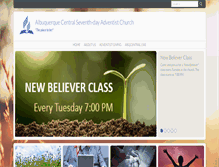 Tablet Screenshot of albuquerquecentral22.adventistchurchconnect.org
