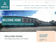 Tablet Screenshot of gainesville23.adventistchurchconnect.org