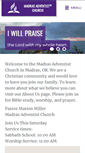 Mobile Screenshot of madras22.adventistchurchconnect.org