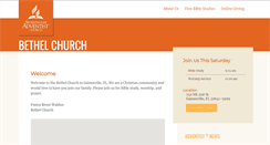 Desktop Screenshot of bethel45.adventistchurchconnect.org