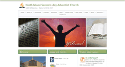 Desktop Screenshot of northmiami22.adventistchurchconnect.org