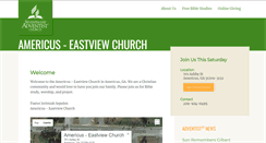 Desktop Screenshot of americuseastview22.adventistchurchconnect.org