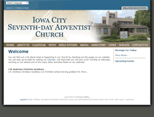 Tablet Screenshot of iowacity22.adventistchurchconnect.org