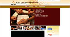 Desktop Screenshot of hendersonhighway22.adventistchurchconnect.org