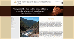 Desktop Screenshot of northvalley23.adventistchurchconnect.org