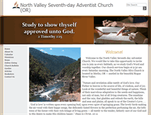 Tablet Screenshot of northvalley23.adventistchurchconnect.org