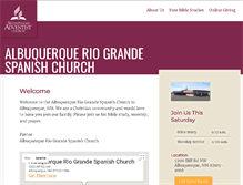 Tablet Screenshot of albuquerque22.adventistchurchconnect.org