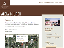 Tablet Screenshot of albia22.adventistchurchconnect.org