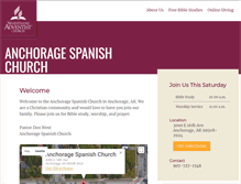 Tablet Screenshot of anchoragespanish22.adventistchurchconnect.org