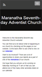 Mobile Screenshot of maranatha23.adventistchurchconnect.org