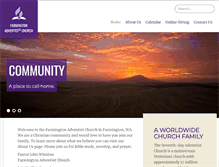 Tablet Screenshot of farmingtonadventist22.adventistchurchconnect.org