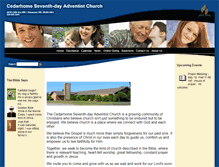 Tablet Screenshot of cedarhome22.adventistchurchconnect.org