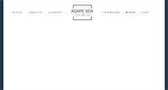 Desktop Screenshot of agape23.adventistchurchconnect.org