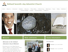 Tablet Screenshot of holland23.adventistchurchconnect.org