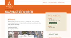 Desktop Screenshot of amazinggraceadventist22.adventistchurchconnect.org