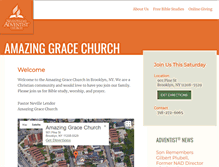 Tablet Screenshot of amazinggraceadventist22.adventistchurchconnect.org