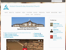 Tablet Screenshot of antioch25.adventistchurchconnect.org