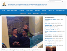 Tablet Screenshot of bentonville22.adventistchurchconnect.org