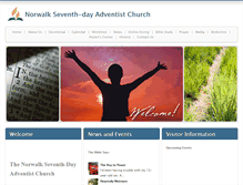 Tablet Screenshot of norwalk22.adventistchurchconnect.org