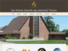 Tablet Screenshot of desmoines22.adventistchurchconnect.org
