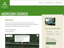 Tablet Screenshot of abercorn22.adventistchurchconnect.org