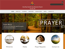 Tablet Screenshot of coosbay22.adventistchurchconnect.org