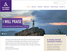 Tablet Screenshot of olivebranch22.adventistchurchconnect.org