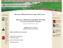 Tablet Screenshot of bethesdafrench25.adventistchurchconnect.org