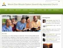 Tablet Screenshot of mountzionmiraclestation22.adventistchurchconnect.org